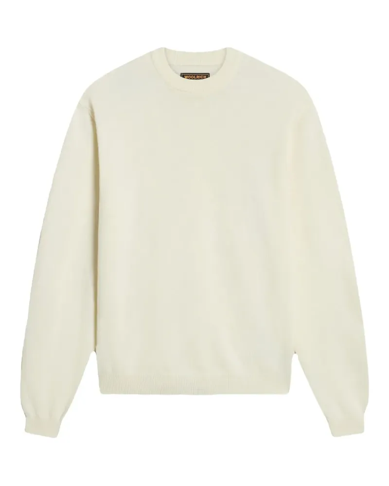 Woolrich Pullover mit rundem Ausschnitt - Weiß Weiß