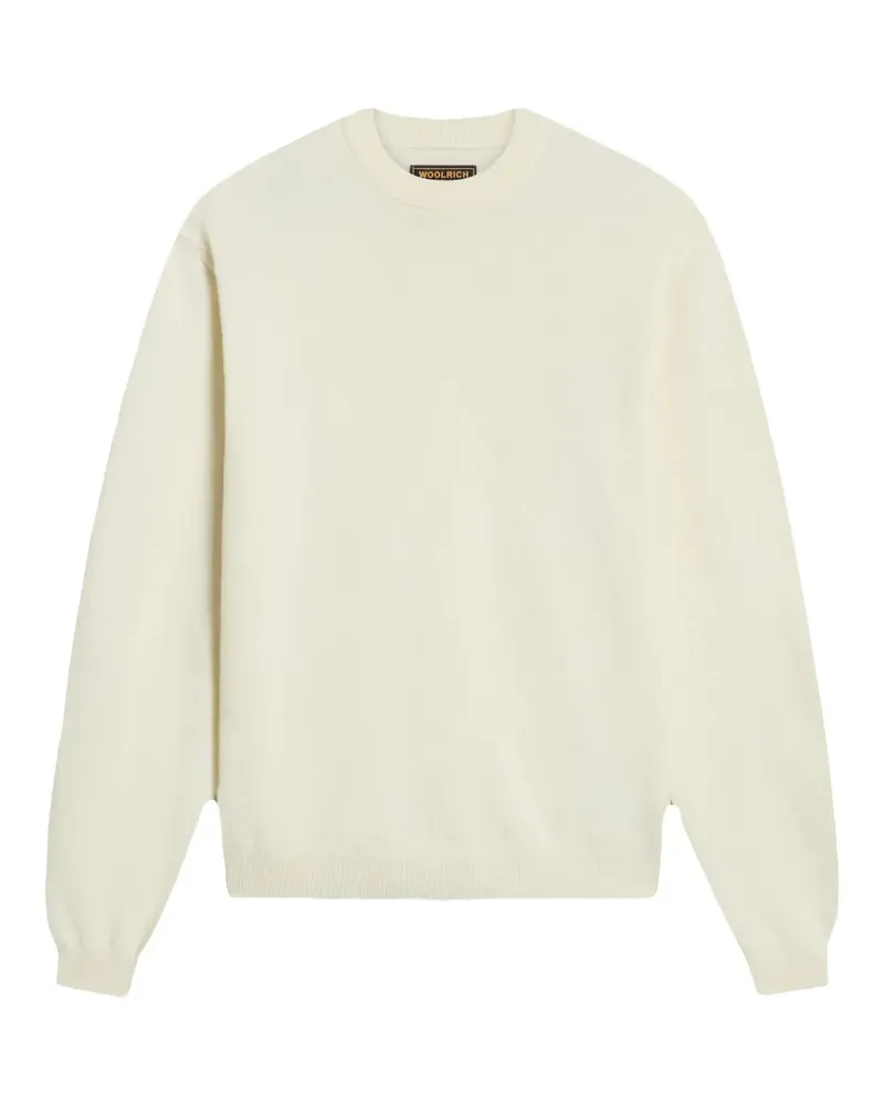 Woolrich Pullover mit rundem Ausschnitt - Weiß Weiß