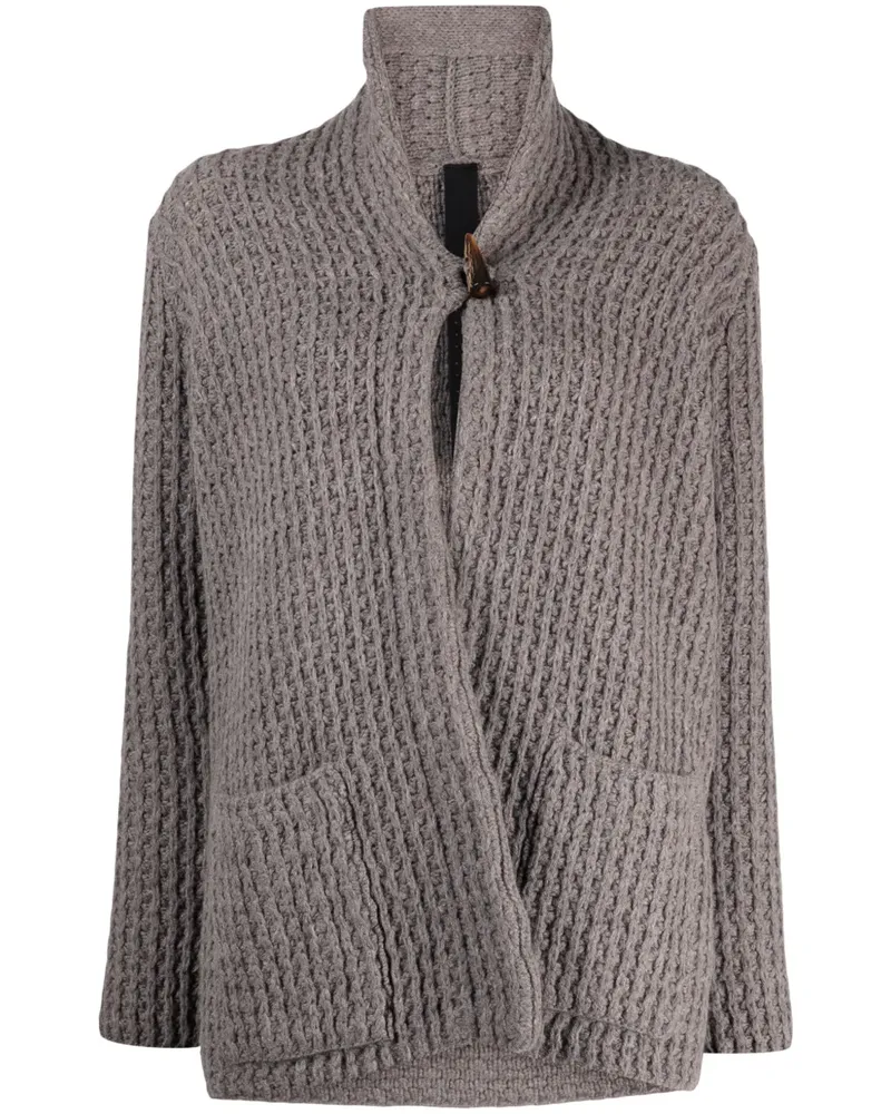 forme d'expression Grob gestrickter Cardigan - Grau Grau
