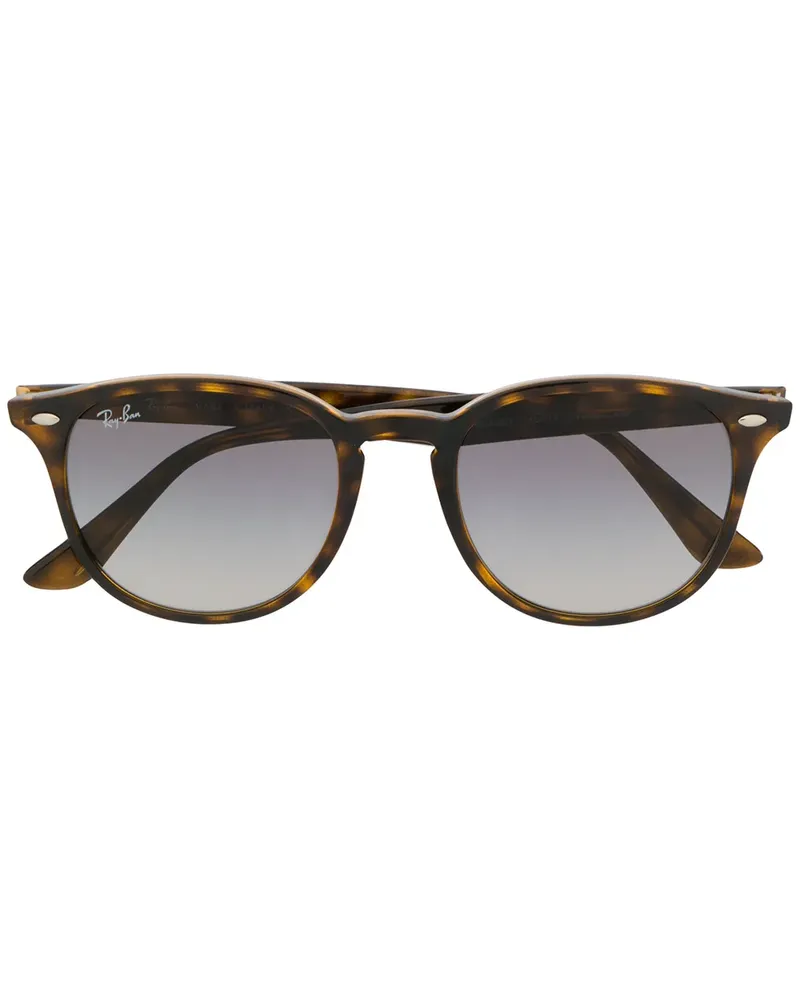 Ray Ban Sonnenbrille mit eckigem Gestell - Braun Braun