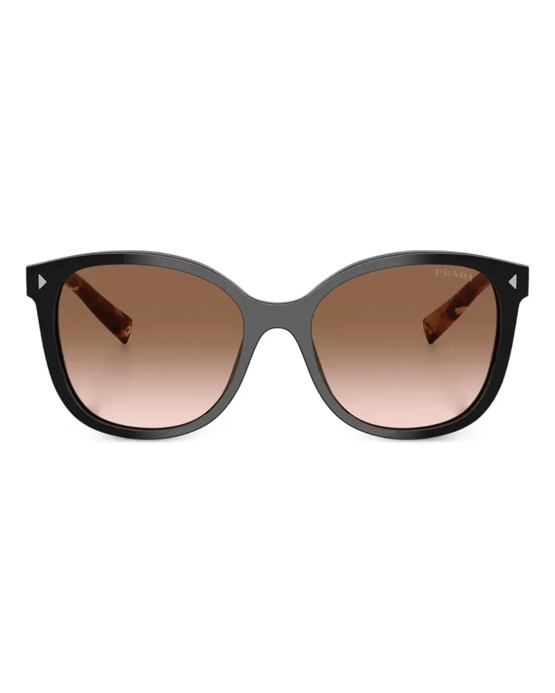 Prada tortoiseshell-effect cat-eye sunglasses - Braun Braun
