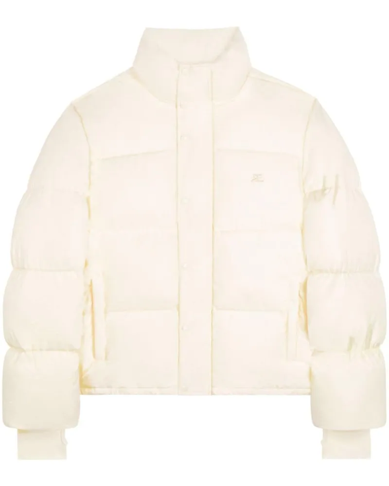 Courrèges Gesteppte Jacke - Nude Nude