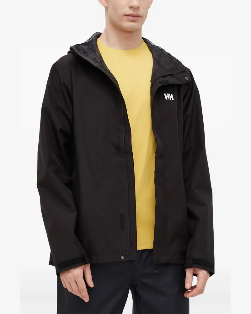 Helly Hansen Kapuzenjacke mit Reißverschluss - Schwarz Schwarz