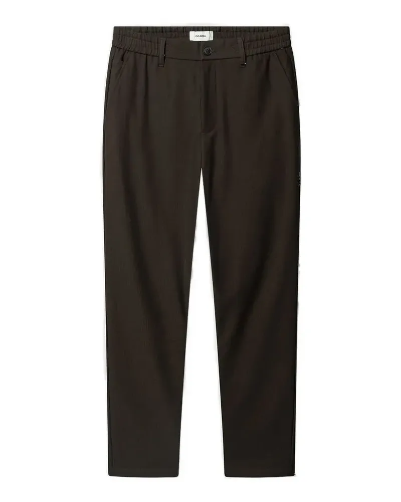 GABBA Monza Tasca Straight-Leg-Hose - Braun Braun