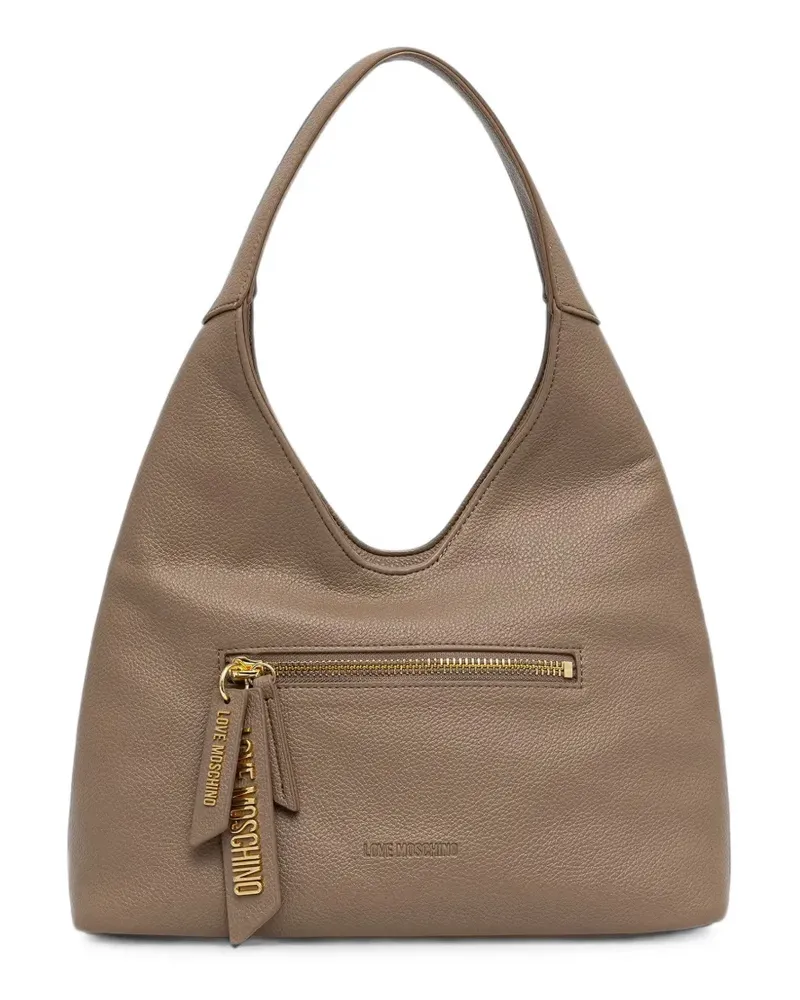 Moschino Tote Bag mit gekörntem Effekt - Nude Nude