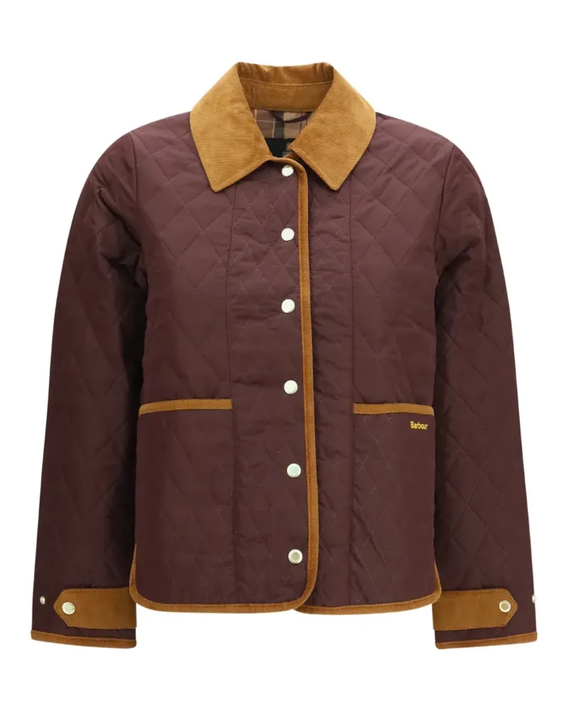Barbour Ainsdale patchwork quilted jacket - Rot Rot