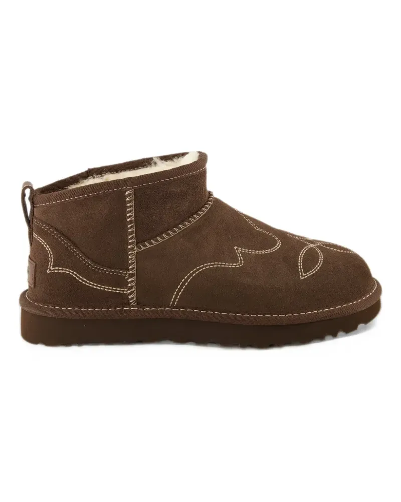 UGG Classic Ultra Mini Western boots - Braun Braun