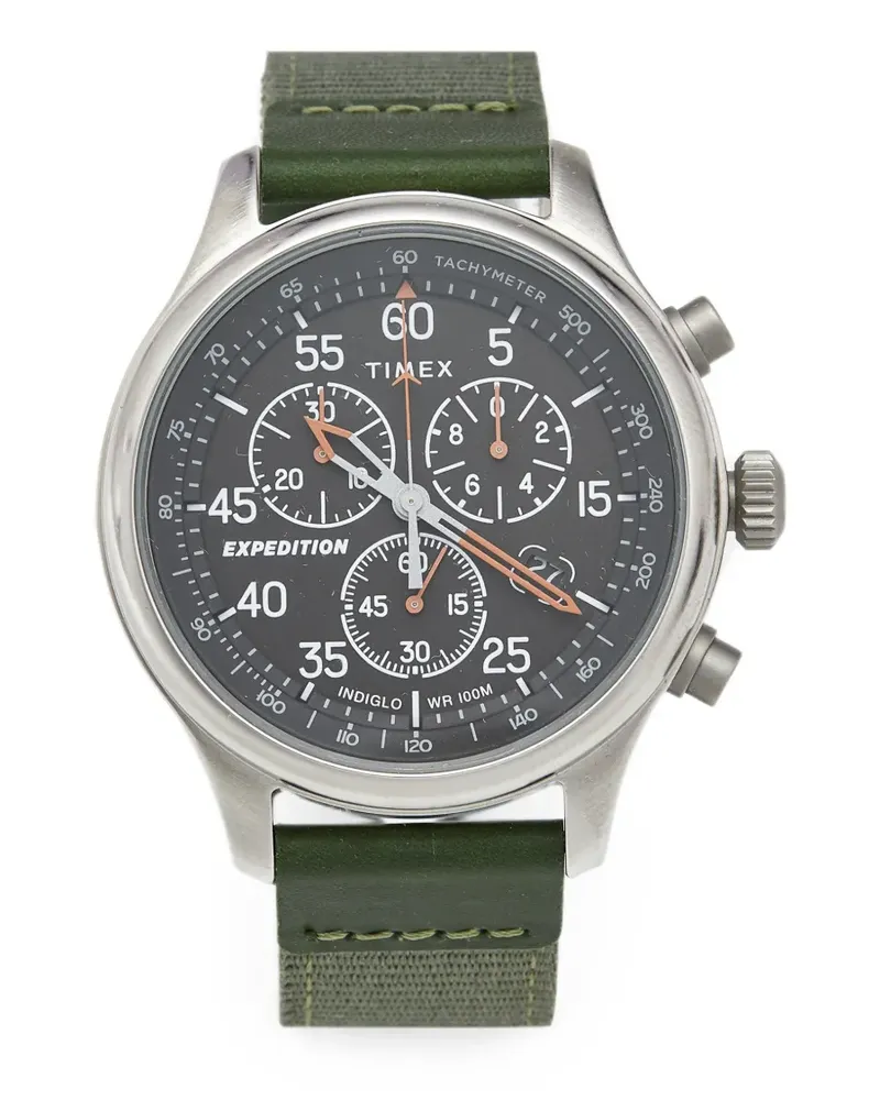 Timex Expedition Indiglo Armbanduhr 43mm - Schwarz Schwarz