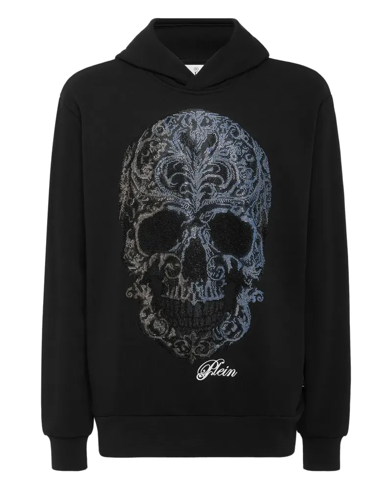 Philipp Plein Hoodie mit Totenkopf-Motiv - Schwarz Schwarz