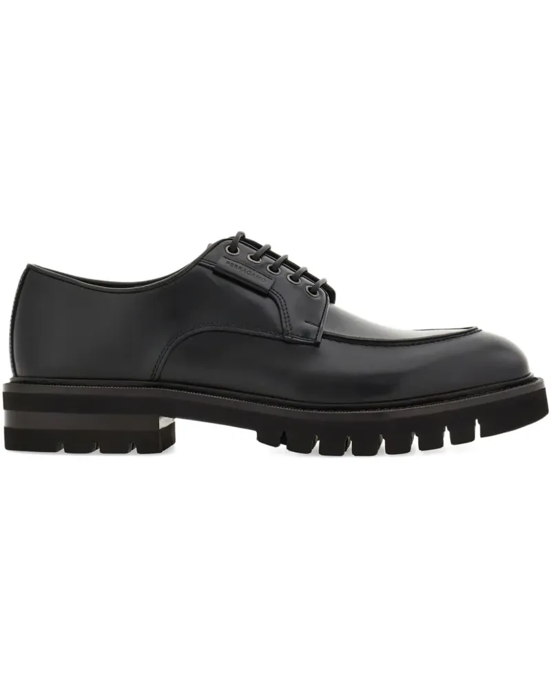 Ferragamo Klassische Derby-Schuhe - Schwarz Schwarz