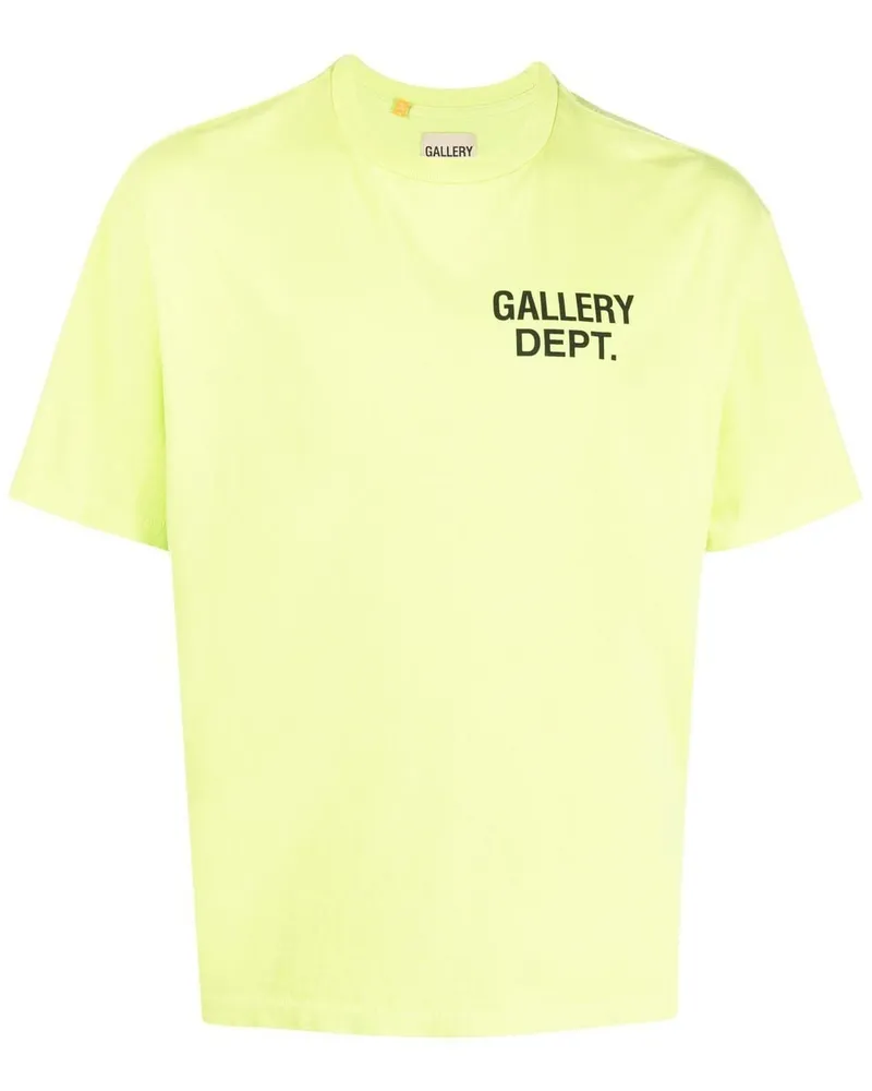 GALLERY DEPT. T-Shirt mit Logo-Print Grün