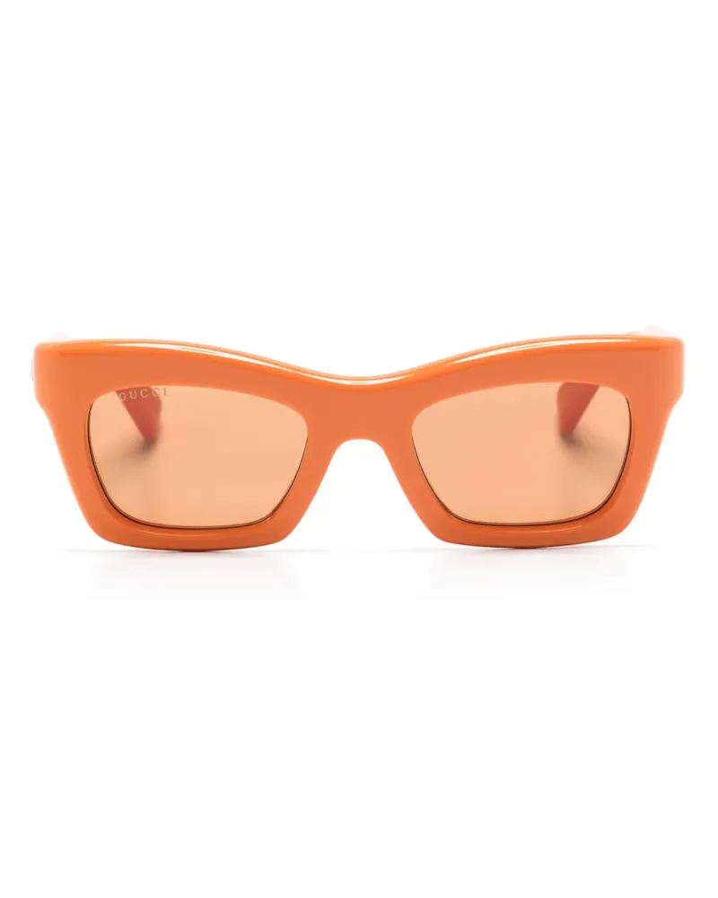 Gucci GG1773S Sonnenbrille mit Butterfly-Gestell - Orange Orange