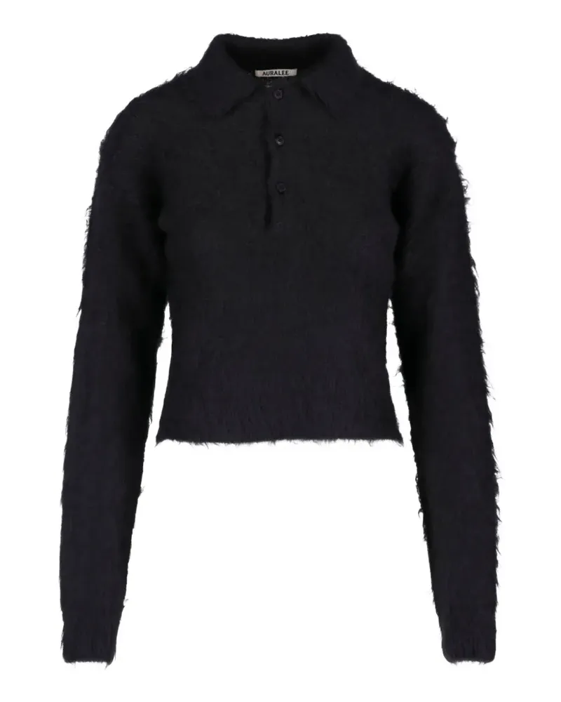 AURALEE brushed-knit sweater - Schwarz Schwarz
