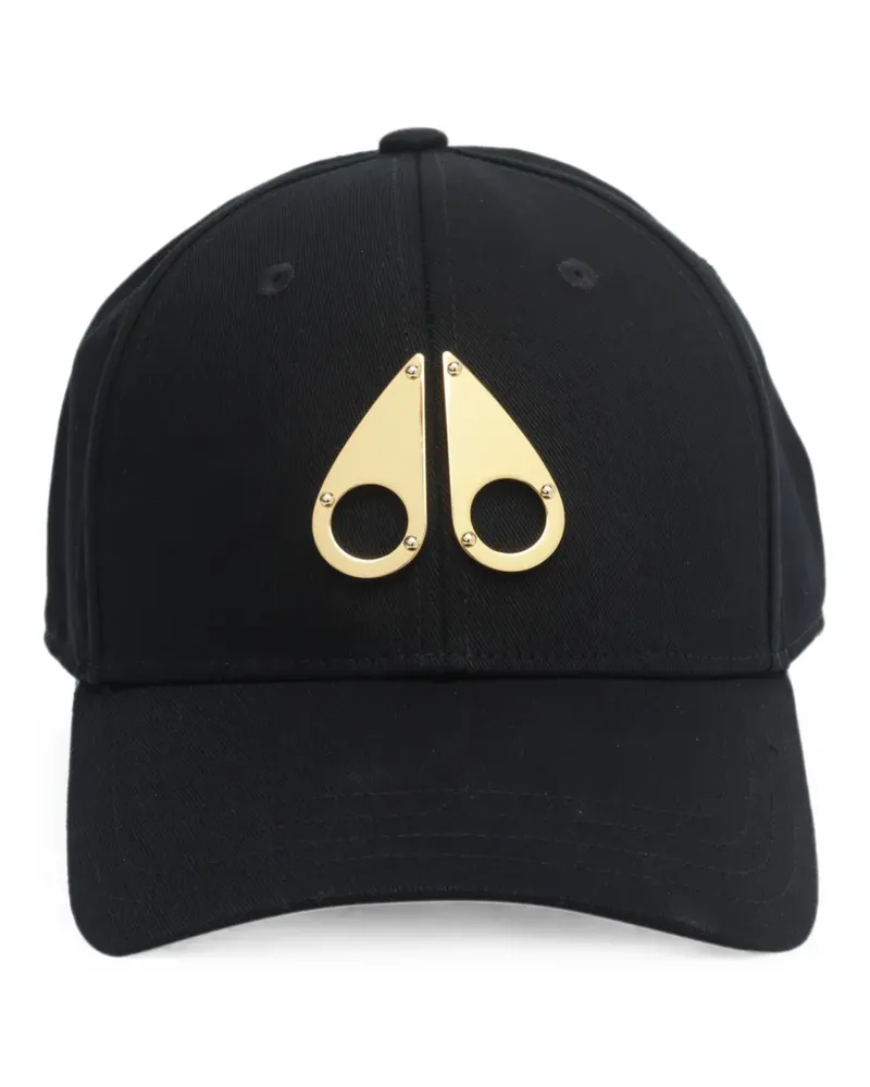 Moose Knuckles Baseballkappe mit "Icon"-Logo - Schwarz Schwarz