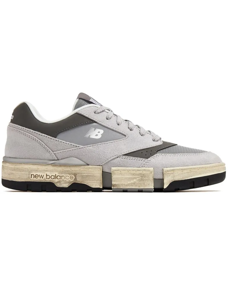 New Balance x MSFTSrep 0.01 Wildleder-Sneakers - Grau Grau