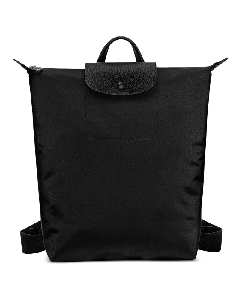 Longchamp Le Pliage leather-trim backpack - Schwarz Schwarz