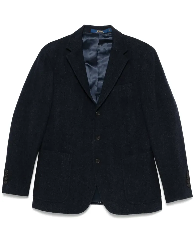 Ralph Lauren Sakko mit Fischgrätenmuster - Blau Blau