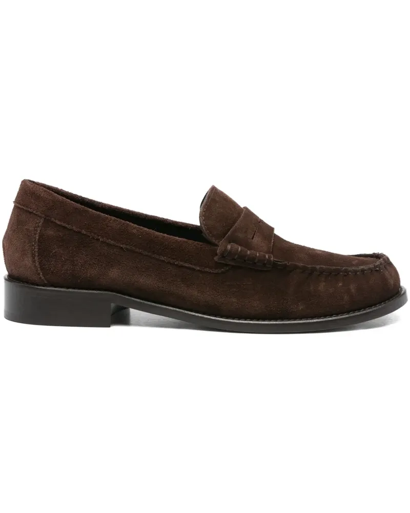 Paris Texas Penny-Loafer aus Wildleder - Braun Braun