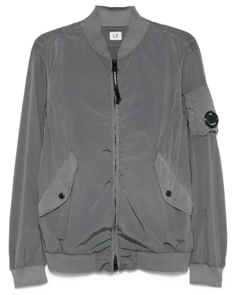 C.P. Company Bomberjacke mit Linsen-Detail - Grau Grau
