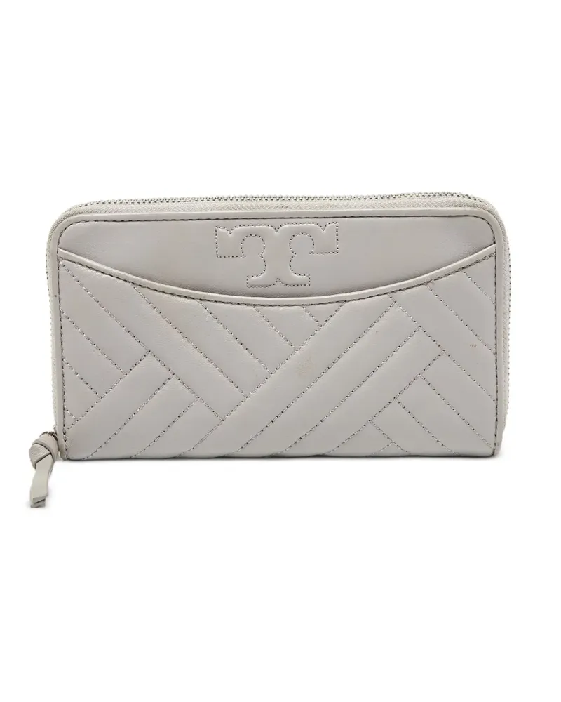Tory Burch Pre-owned Alexa Portemonnaie mit Steppung - Grau Grau