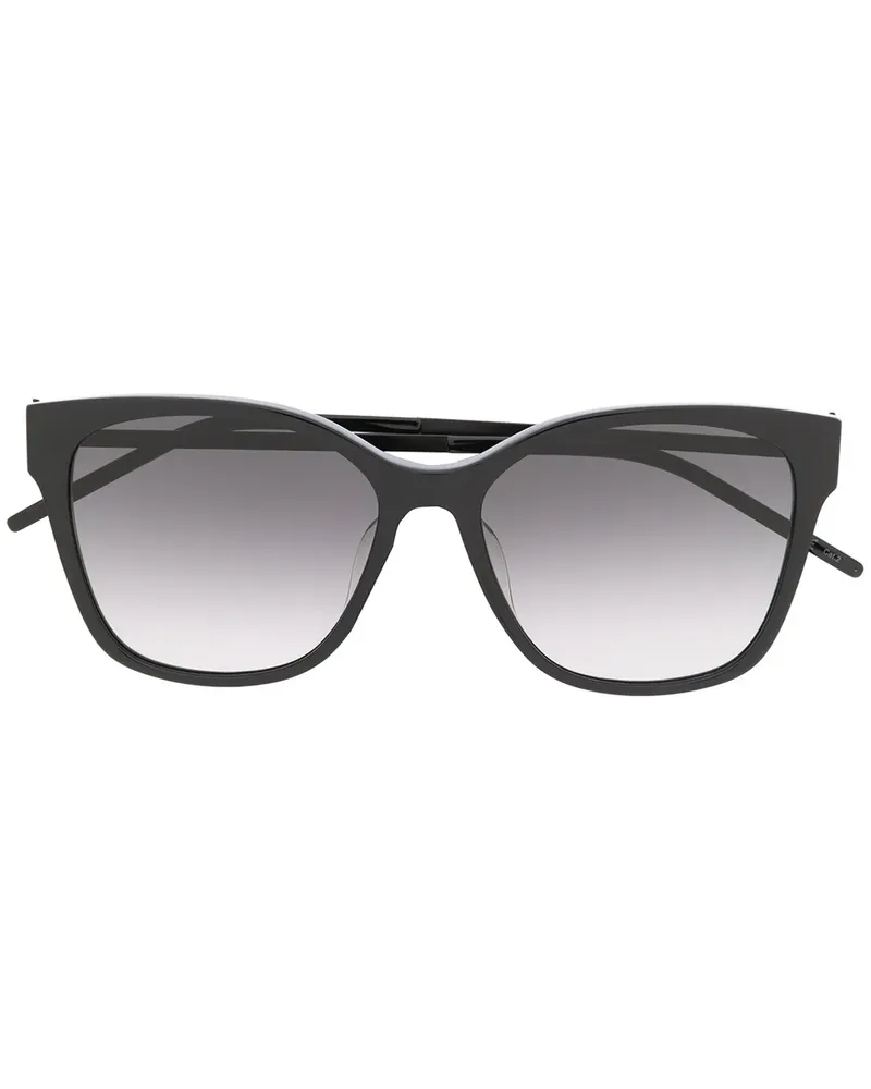 Saint Laurent Cat-Eye-Sonnenbrille - Schwarz Schwarz