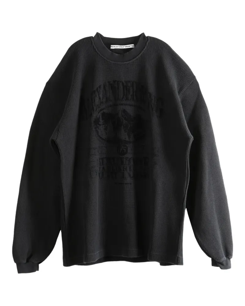 Alexander Wang Sweatshirt mit grafischem Print - Schwarz Schwarz