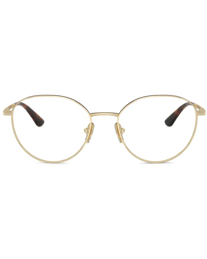 Vogue Brille mit rundem Gestell - Gold Gold