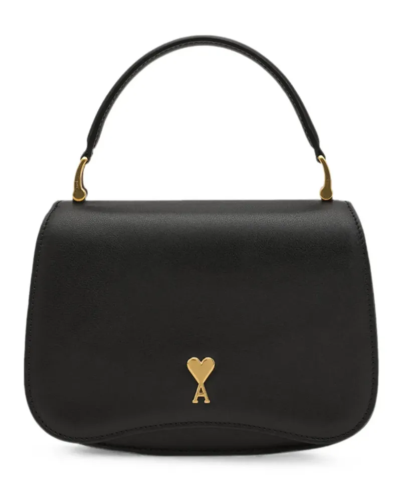 AMI Paris Paris Paris Tasche aus Rindsleder mit Henkel - Schwarz Schwarz