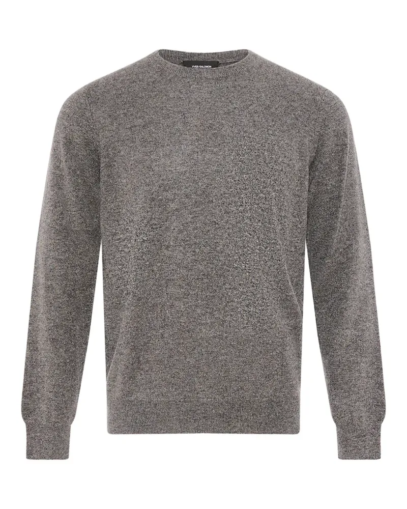 Yves Salomon crew-neck cashmere sweater - Grau Grau
