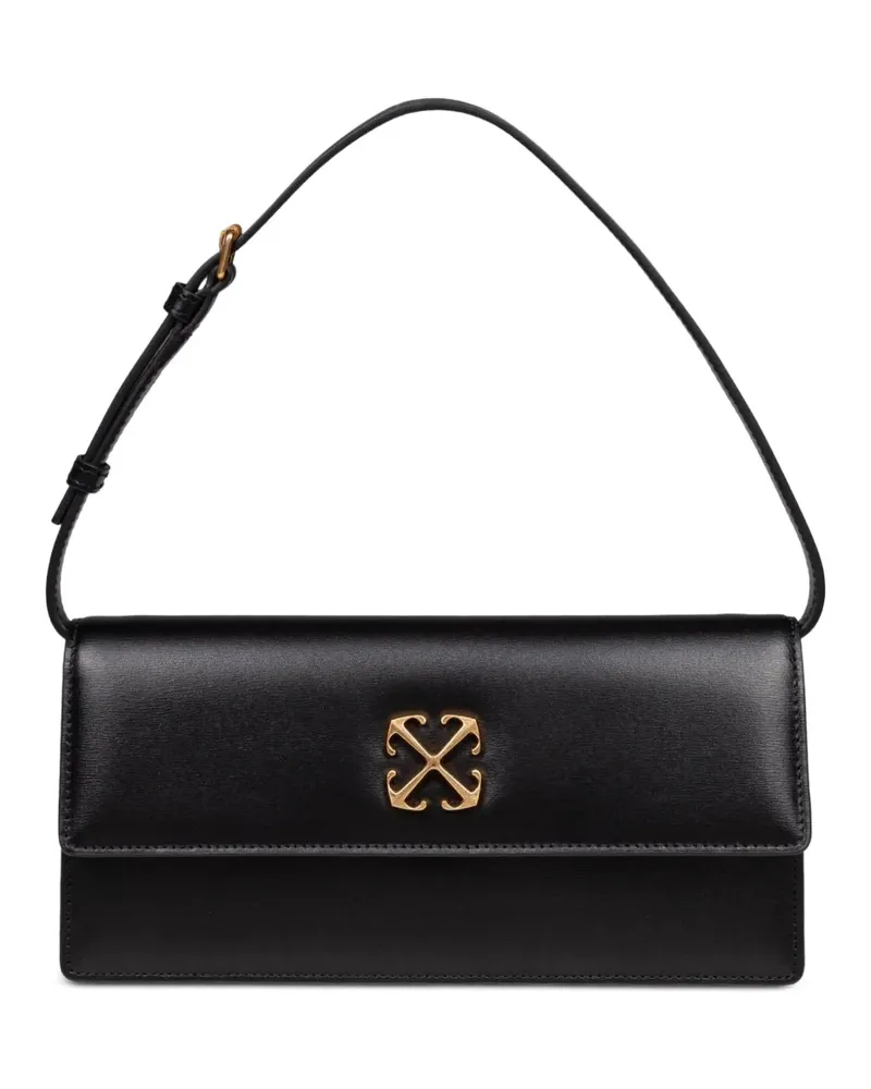 OFF-WHITE Jitney 1.0 Schultertasche - Schwarz Schwarz