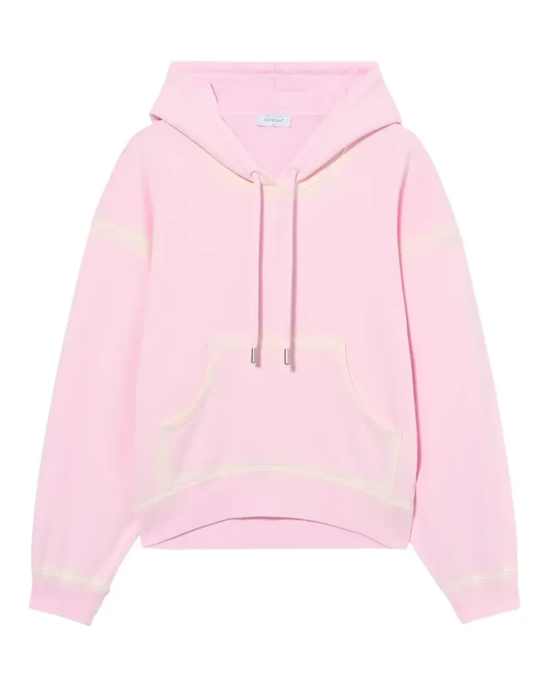 OFF-WHITE Spray Off Stamp Hoodie - Rosa Rosa