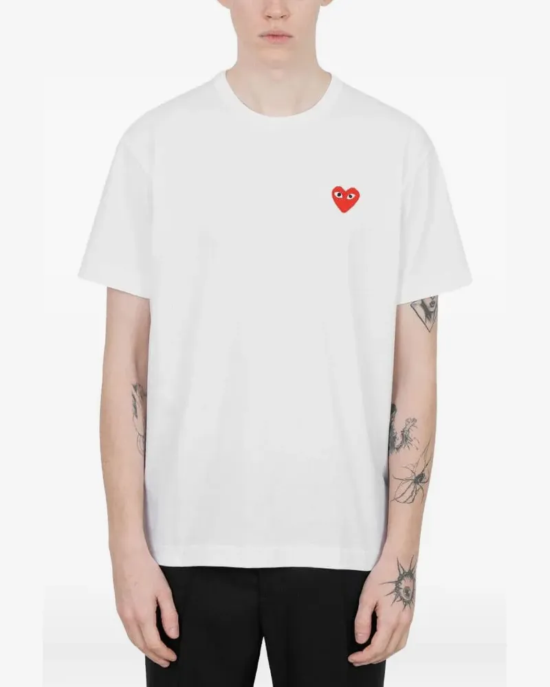 Comme des Garçons logo-detailed T-shirt - Weiß Weiß