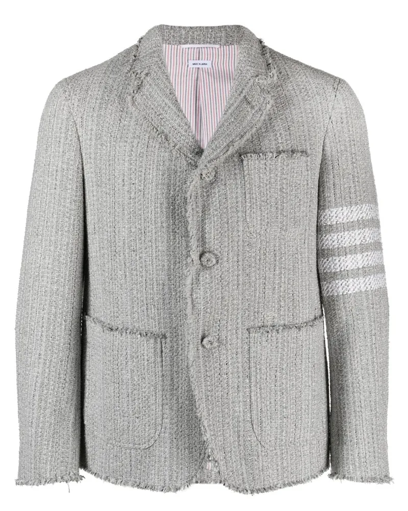 Thom Browne Sakko mit Streifen - Grau Grau