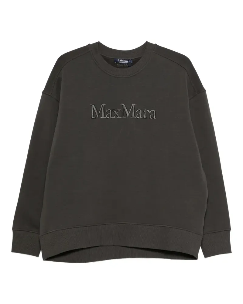 Max Mara Max Mara Monza logo-detail sweatshirt - Grün Grün