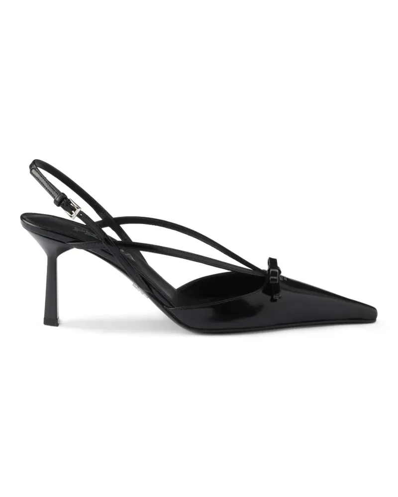 Prada Slingback-Pumps - Schwarz Schwarz