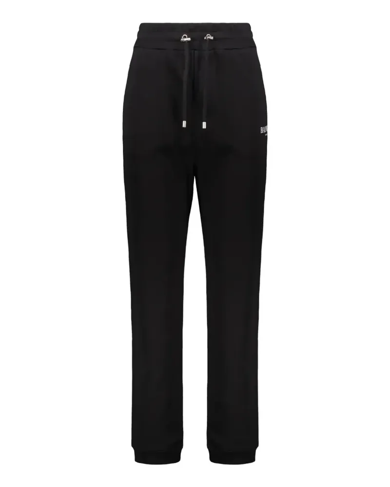 Balmain drawstring-waist track pants - Schwarz Schwarz