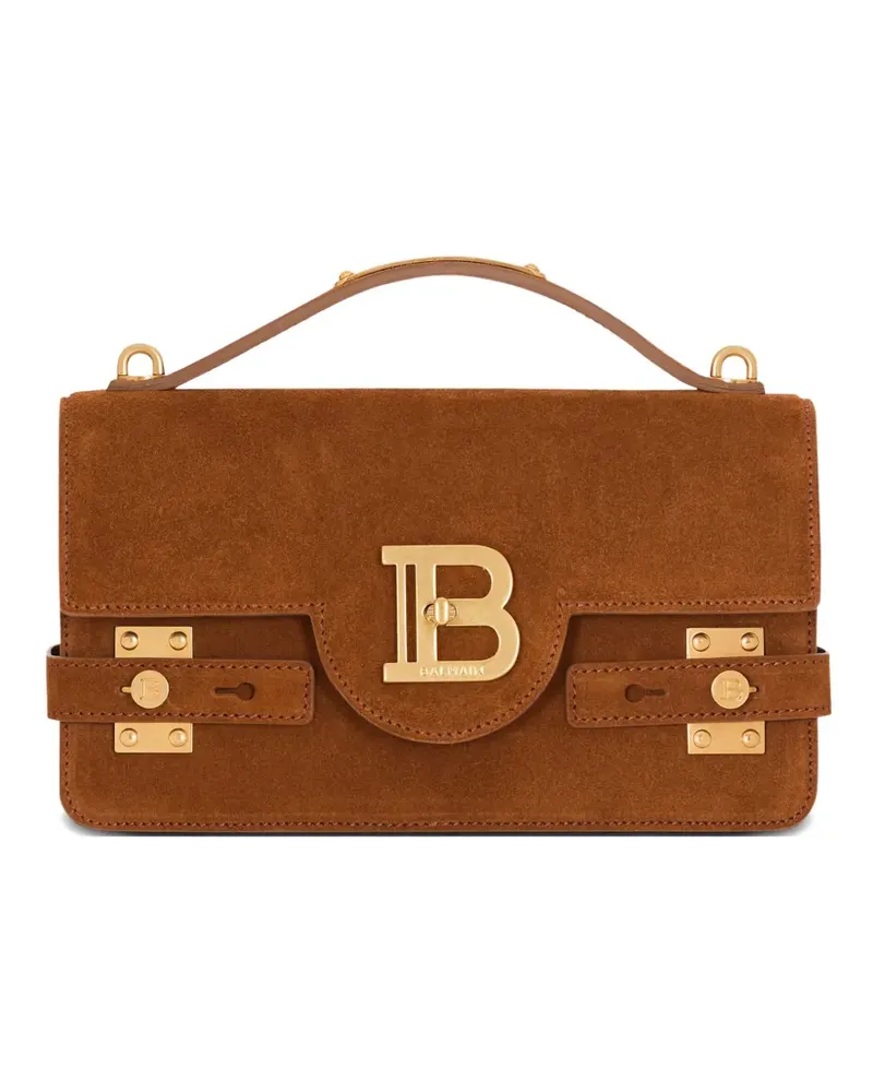 Balmain B-Buzz Schultertasche 24cm - Braun Braun