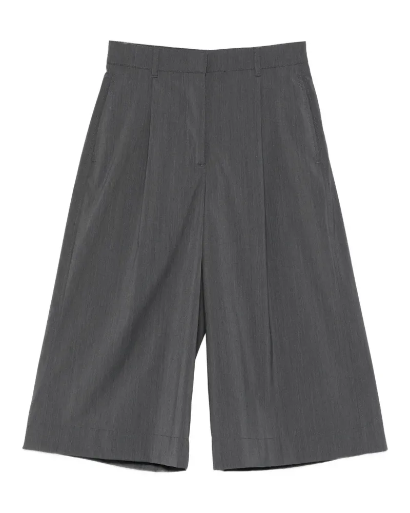 Herno pleated wide-leg shorts - Grau Grau