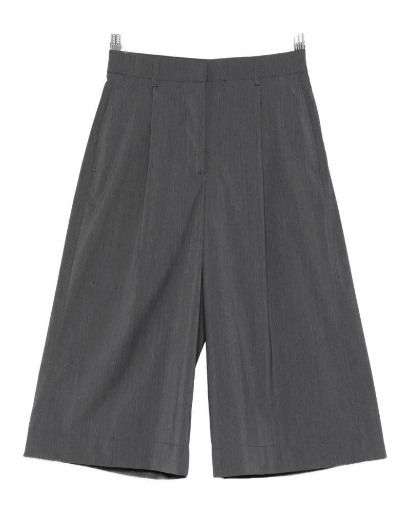Herno pleated wide-leg shorts - Grau Grau