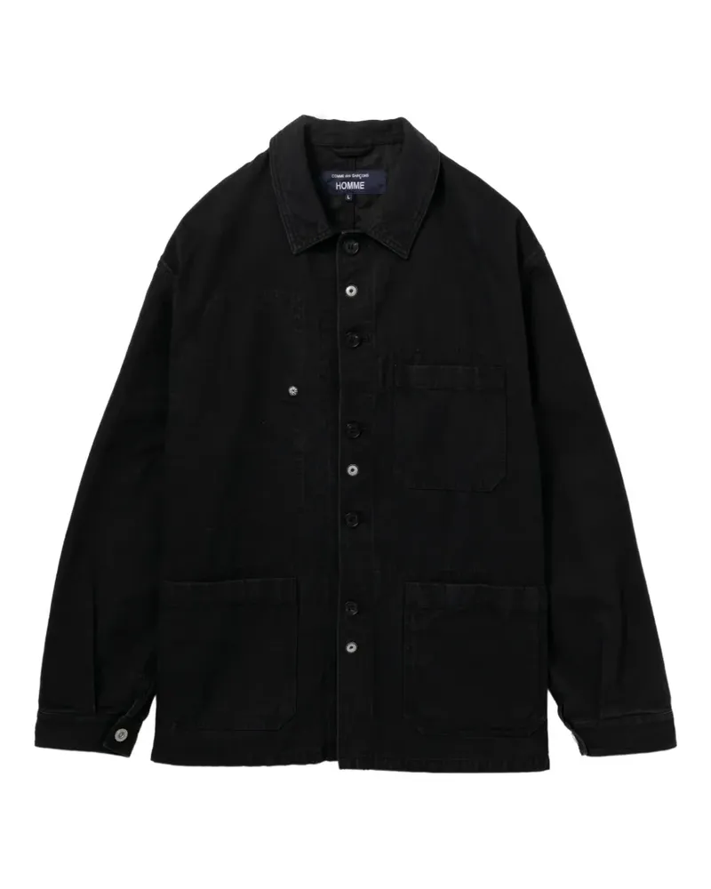 Comme des Garçons Ausgeblichene Jacke - Schwarz Schwarz