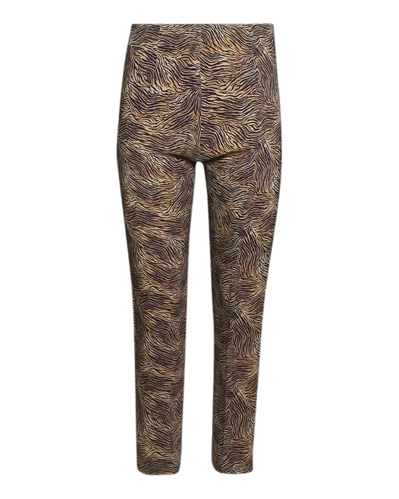 TOVE Drew zebra-print trousers - Nude Nude