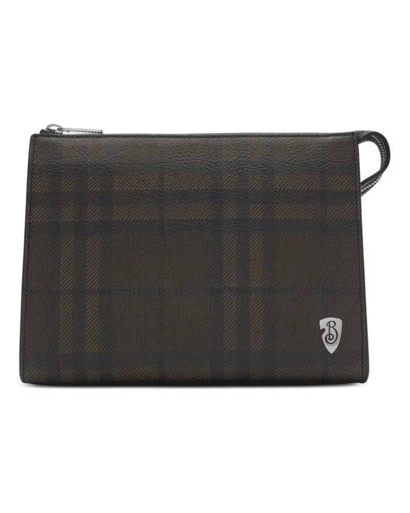 Burberry B Shield Clutch - Braun Braun
