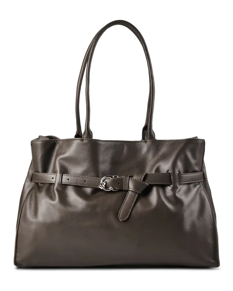 Coccinelle Sabine Soft Schultertasche mit Gürtel - Braun Braun