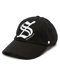 Stella McCartney Baseballkappe mit Logo-Stickerei Schwarz