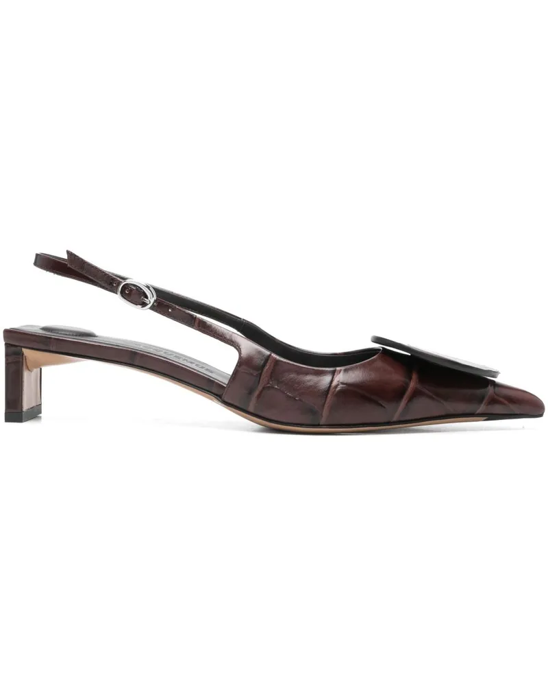 Jacquemus Les Slingbacks Duelo Pumps 40mm - Braun Braun