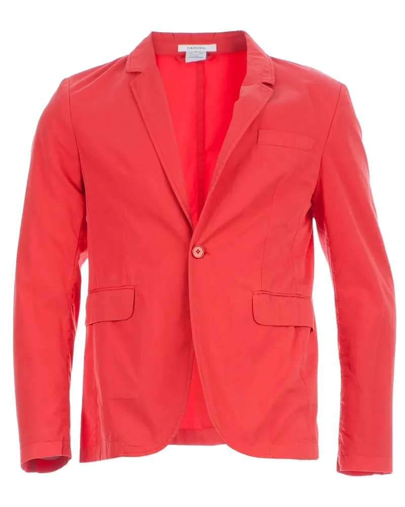 Carven single button blazer - Rot Rot