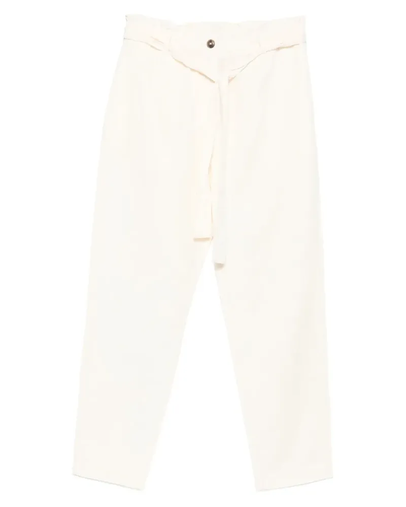 Marc O'Polo Hose mit Bindegürtel - Nude Nude