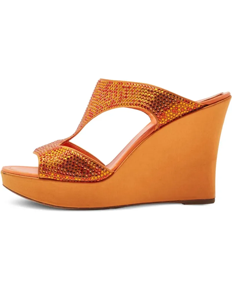 René Caovilla Sandalen 100mm - Orange Orange