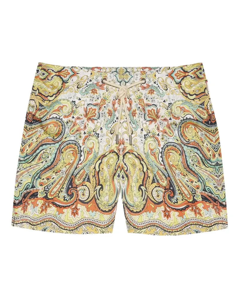 Orlebar Brown Bulldog Drawcord paisley-print swim shorts - Nude Nude