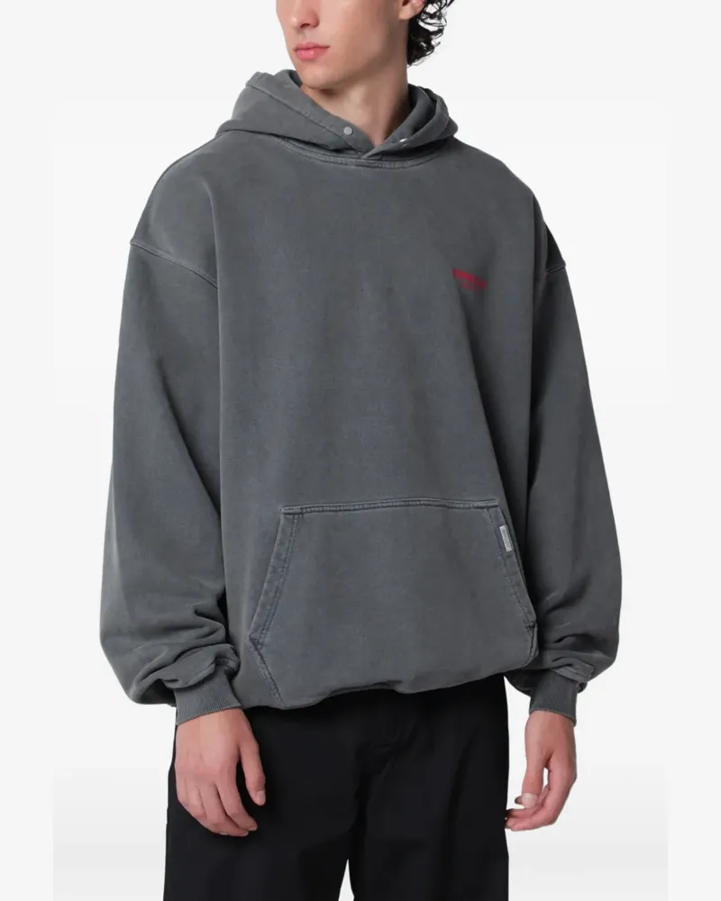REPRESENT logo-print hoodie - Grau Grau